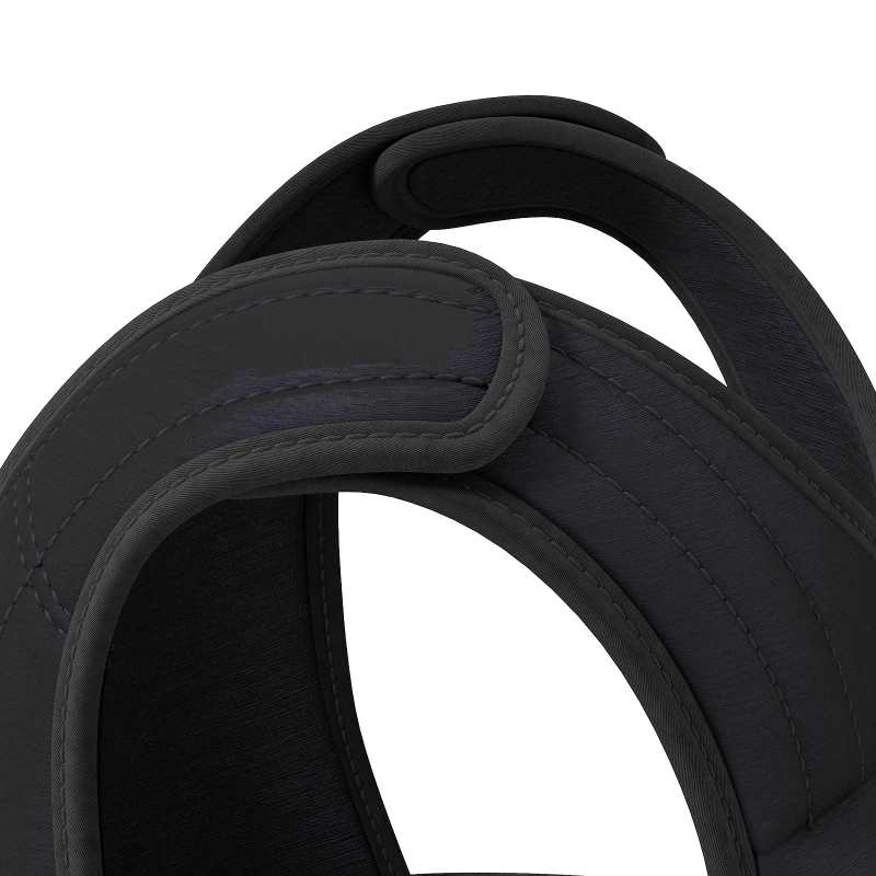 HOMCOM Gilet zavorrato regolabile da 10 kg, con pesi rimovibili, in tessuto Oxford, Nero