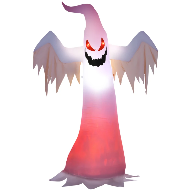 HOMCOM Halloween opblaasbaar spook(m-12)