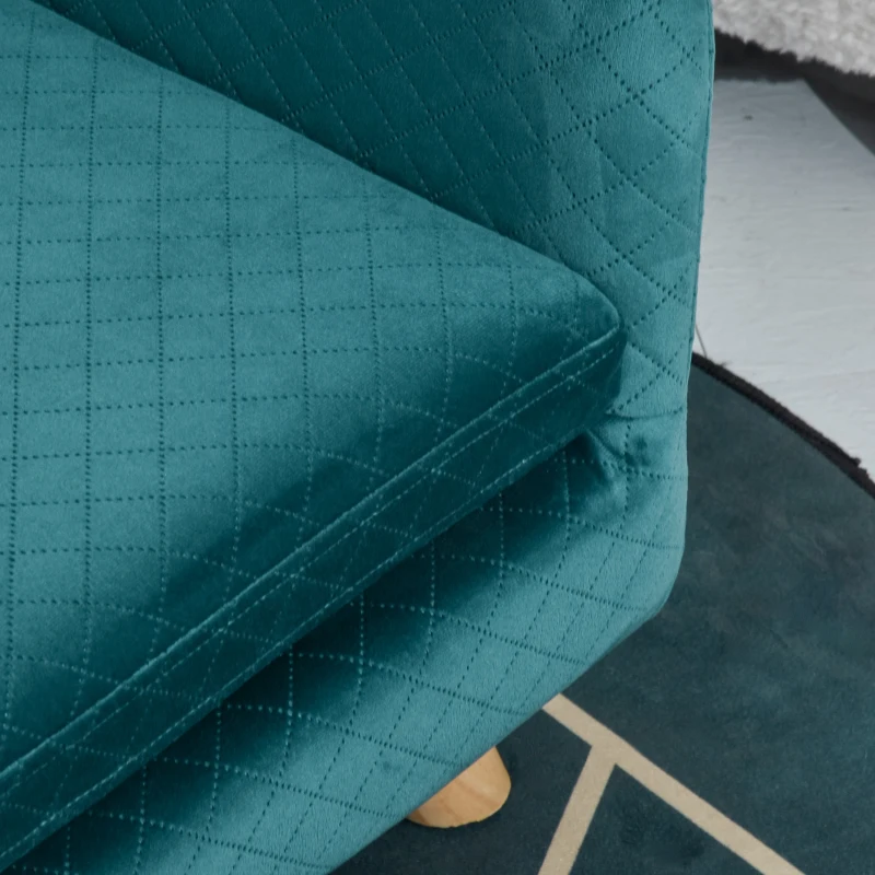 PawHut Sofá Cama Escandinavo para Cães e Gatos 64x45x36 cm Azul