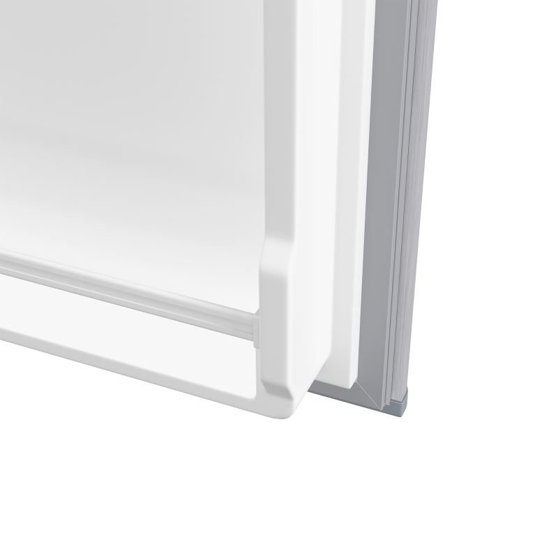 HOMCOM 91 Litre Freestanding Under Counter Fridge Freezer, Small Fridge with Chiller Box, Adjustable Thermostat, 47.5cm Wide, Grey