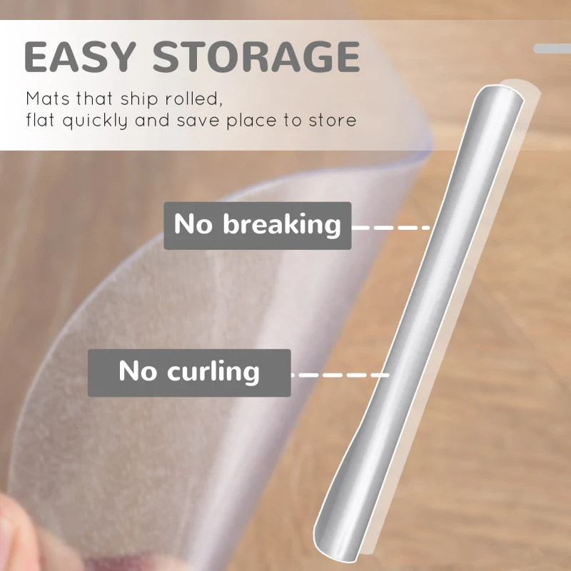 HOMCOM Protector Mat, Rectangle Shape