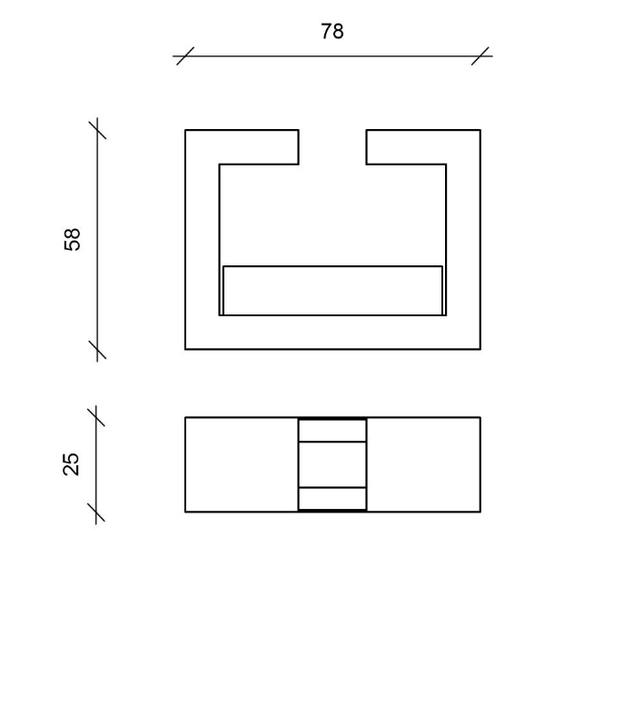 E-STYLO Biocamino da terra di design, caratterizzato da una forma a staffa stilizzata che lo rende un vero elemento d'arredo per ambienti moderni e contemporanei, 25cm X 78cm H. 58cm