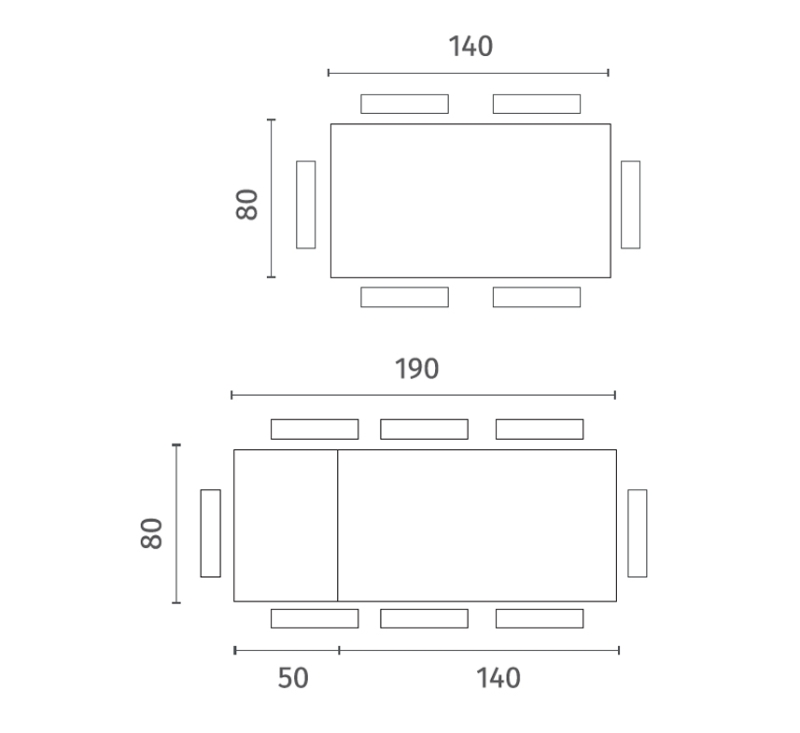 E-STYLO Tavolo allungabile in rovere, ideale per chi ama il calore e l’eleganza del design classico ma desidera un complemento d’arredo versatile e funzionale