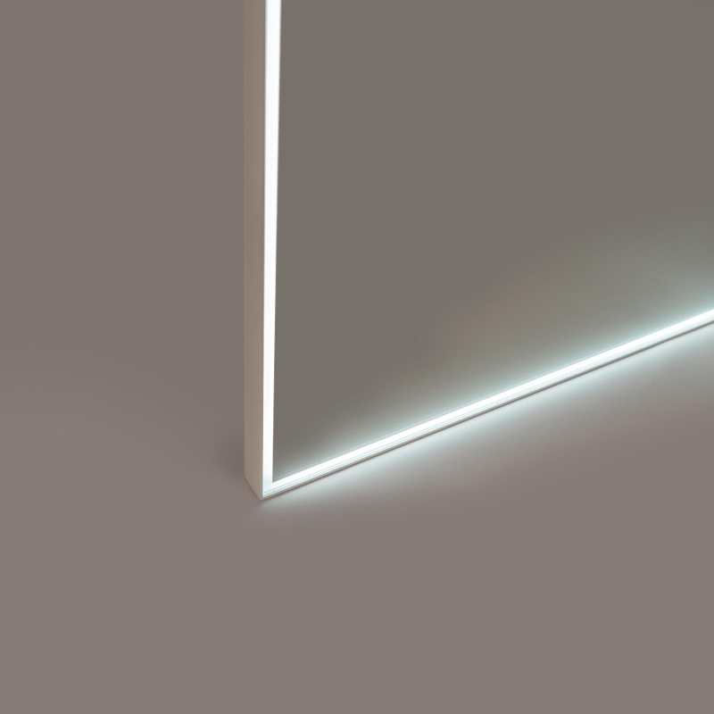 E-STYLO Specchio rettangolare con retroilluminazione a LED, perfetto per aggiungere un tocco di modernità ed eleganza a qualsiasi ambiente, 80cm X 100cm H. 5cm