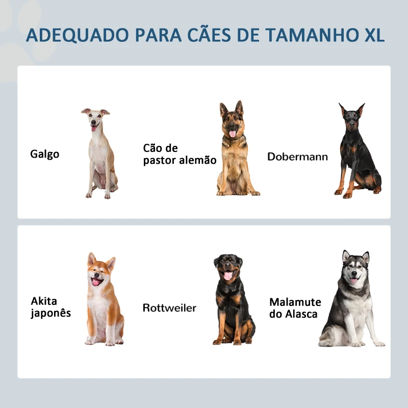 PawHut Comedouro Elevado para Cães com 2 Tigelas de Aço Inoxidável e Espaço de Armazenamento Oculto 60x30x41 cm Cinzento