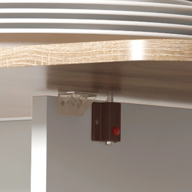 HOMCOM Masă Rabatabilă pentru Maxim 6 Persoane cu 2 Sertare, Dulap și Raft Posterior, 120x60x76.5 cm, Alb