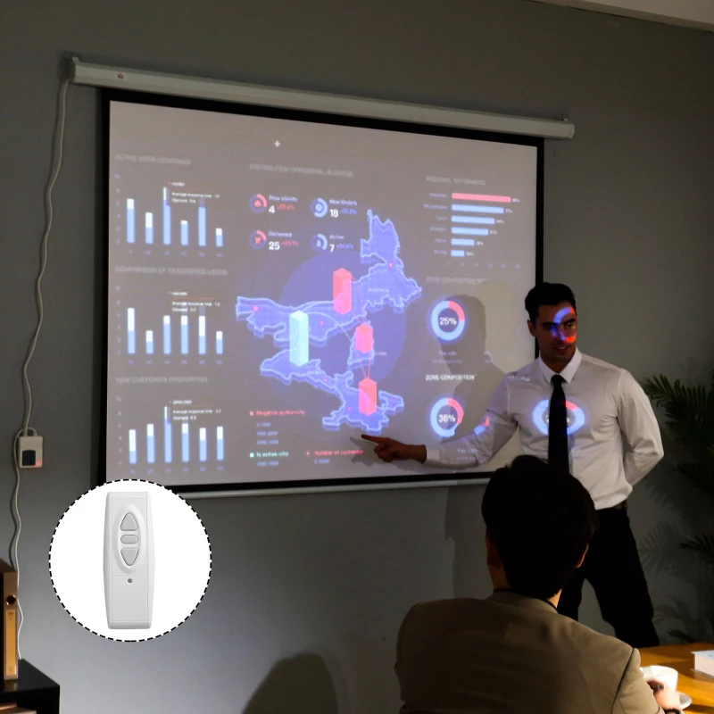 HOMCOM Écran vidéoprojecteur 84 Pouces, 4:3 4K HD écran de projection motorisé et électrique, écran de projection tv et home cinéma, montage mural ou plafond, panneau de commande et télécommande