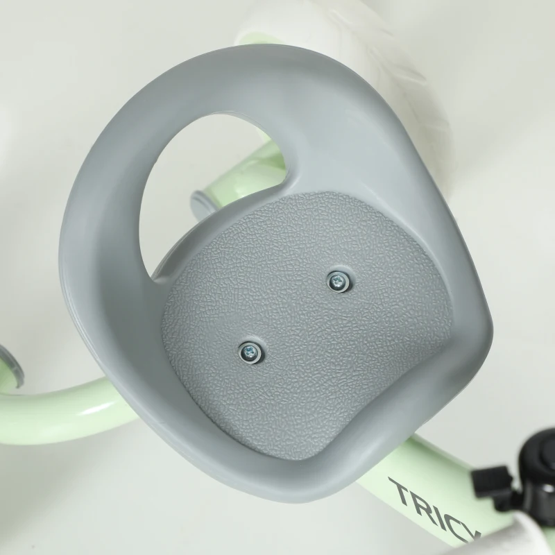 AIYAPLAY Kids Trike, Toddler Tricycle with Front Basket and EVA Wheels for Ages 2-5 Years, Indoor Outdoor for Boys Girls, Green