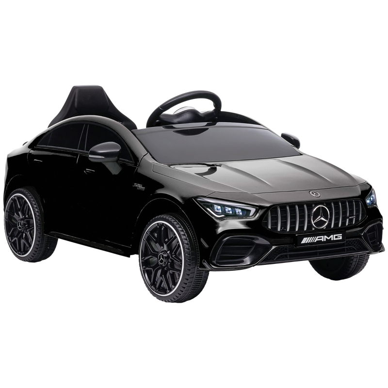 Voiture électrique Mercedes CLA45 AMG 1V – Télécommande 2,4GHz – Dès 1 An – LED, Klaxon, Musique – Bleue