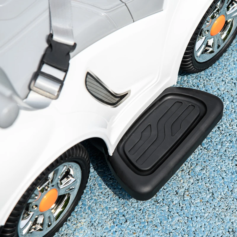 AIYAPLAY Correpasillos 3 en 1 para Niños 12-36 Meses con Espacio de Almacenaje Diseño de Robot con Ojos Luminosos Música Blanco