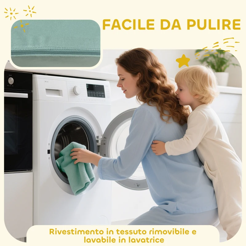 AIYAPLAY Set 15 Blocchi di Costruzioni Morbide Modulabili per Bambini con 200 Palline per Uso Interno, Multicolore