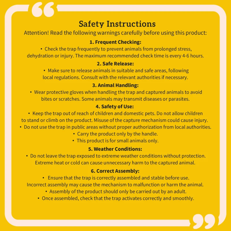 Outsunny Humane Rat Trap, Squirrel Trap with Double Doors, Live Cage Mousetrap for Indoors & Outdoors, Catch and Release Mice, Rats, Rodents, 60 x 18 x 20 cm, Green