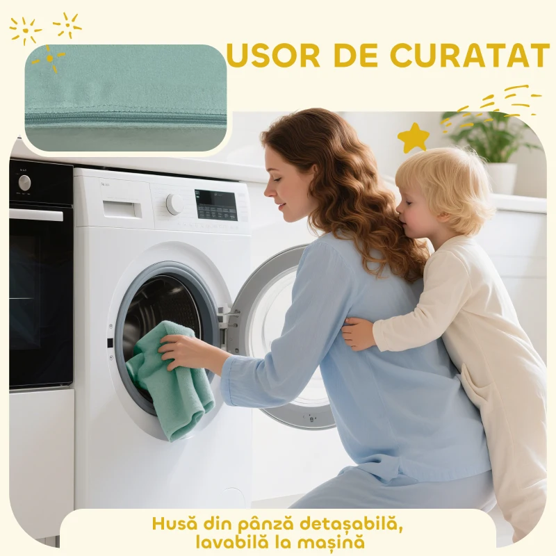 AIYAPLAY Set 15 Blocuri de Construcții Moi Modulabile pentru Copii cu 200 de Mingi pentru Uz Intern, Multicolor