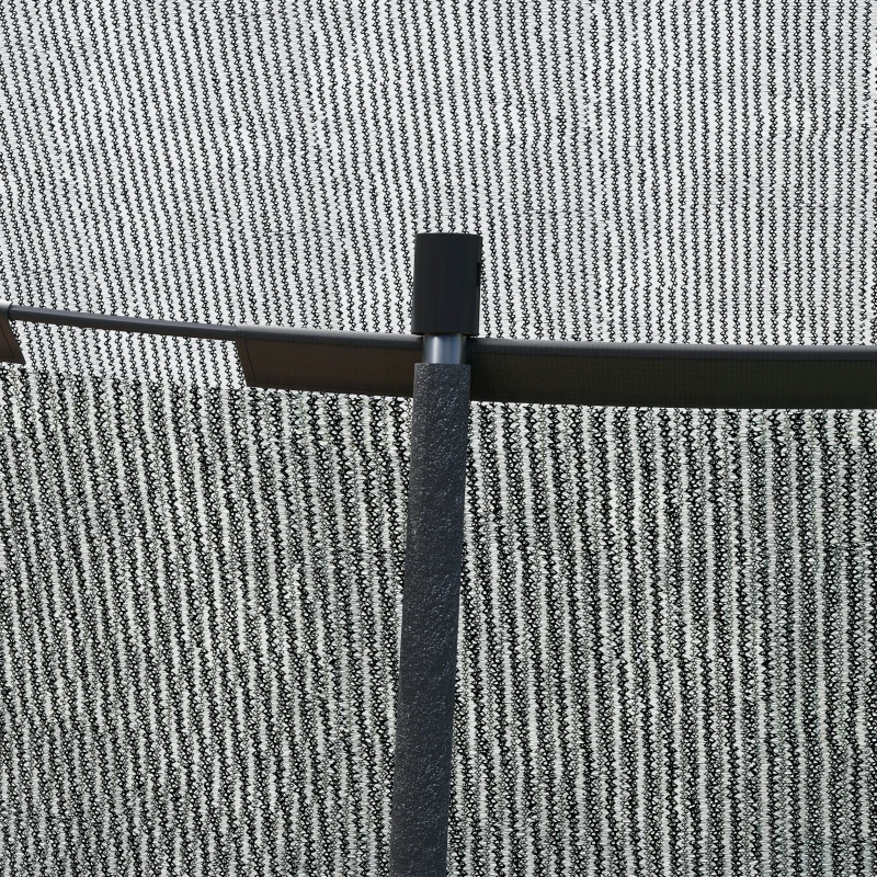 SPORTNOW 10ft Outdoor Trampoline with Enclosure Net, Spring Cover, Black