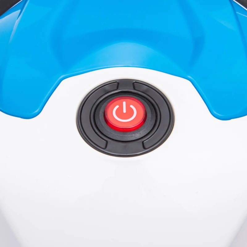 HOMCOM Kindermotorrad, Elektromotorrad, Scheinwerfer, 3 Musikmodi, für Kinder 1,5-5 Jahre, Blau, 82,5 x 42 x 54cm