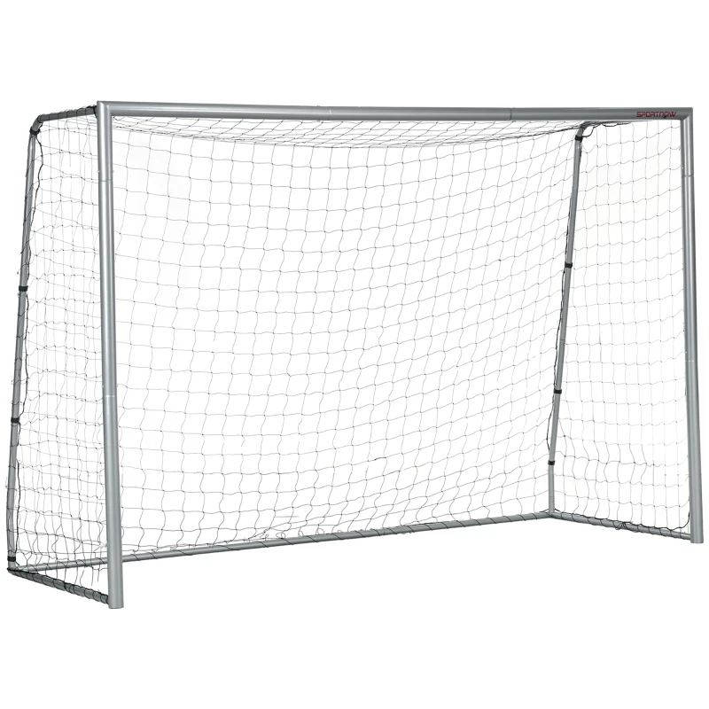 SPORTNOW 10ft x 6.5ft Football Goal, Football Net for Garden with Ground Stakes, Quick and Simple Set Up
