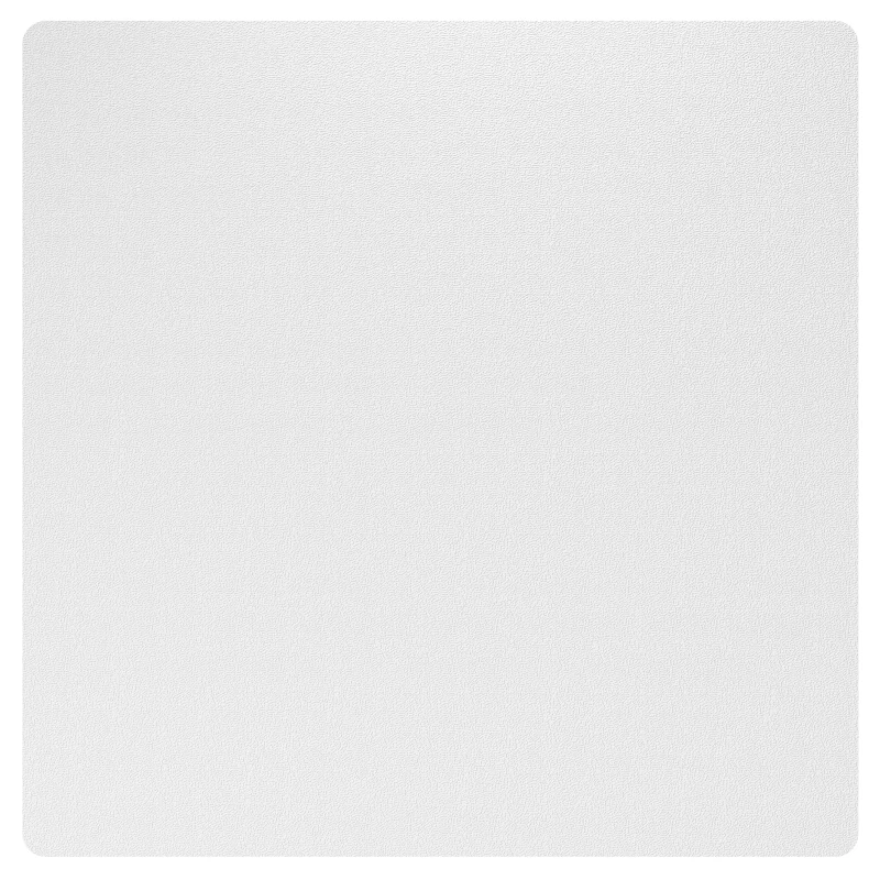 HOMCOM Floor protection mat, non-slip, 1.5mm thick, 120x120cm, Transparent