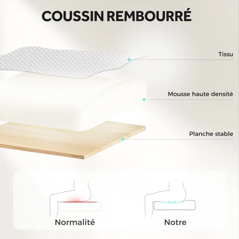 HOMCOM Office chair, height adjustable, reclinable backrest, swivel headrest, 71x70x129 cm, black