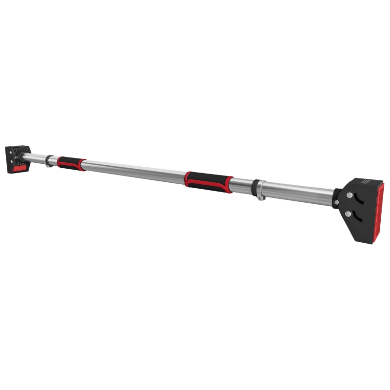 SPORTNOW Door Pull-Up Bar, Strength Bar for Door Frames without Screws - Adjustable Length (92-124 cm)