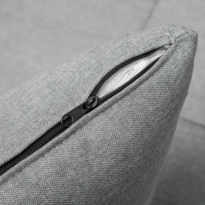 HOMCOM 3-in-1 Folding Chair with Side Pocket, Guest Bed with Cushion, Adjustable Backrest, Sleeper Chair with Casters, Light Gray