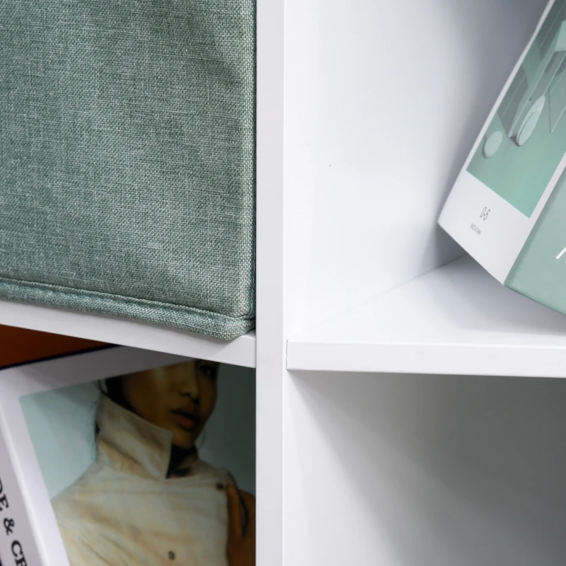 HOMCOM MDF 9-Cube Children's Corner Storage Organiser White