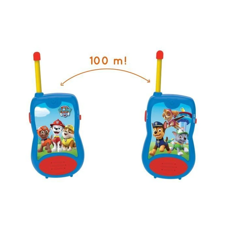 Talkies-Walkies Pat' Patrouille portée 100m - LEXIBOOK