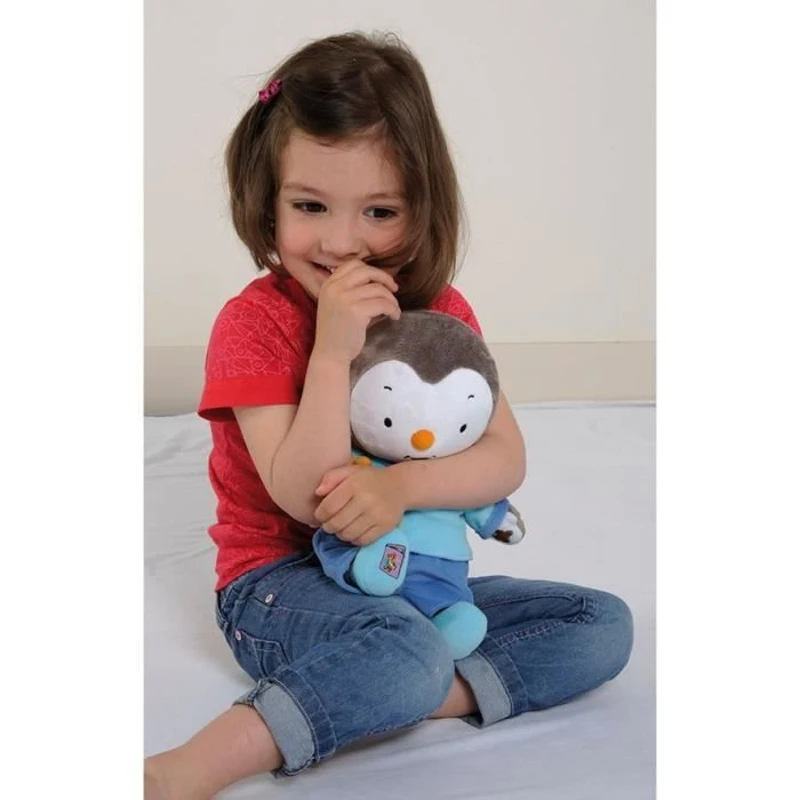Peluche T'CHOUPI Raconte moi une histoire - JEMINI - ± 30 cm - Bleu - Enfant - Mixte