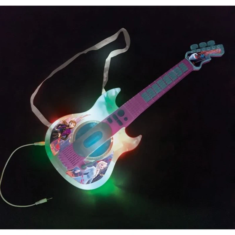 Guitare électronique lumineuse avec lunettes équipées d'un micro - Reine des Neiges