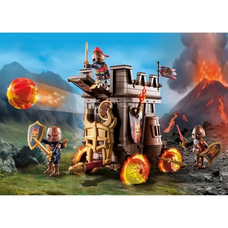 PLAYMOBIL 71643 Char de combat avec canon des Burnham Raiders, Novelmore, 68 pieces, Des 4 ans