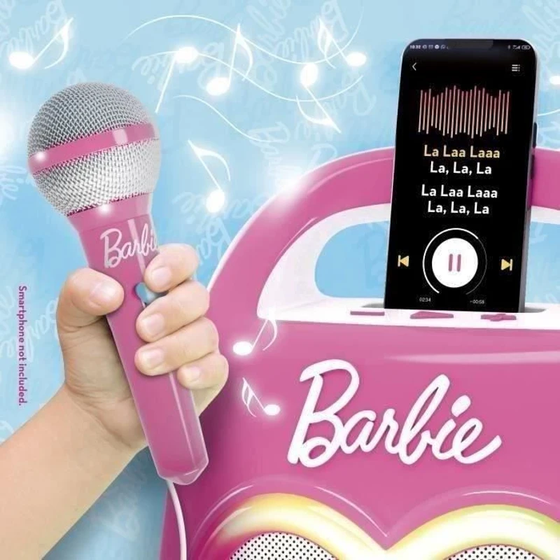Enceinte Bluetooth - LISCIANI - Barbie Party - Compatible micro - Connectivité smartphone - Idéal pour chanter et danser