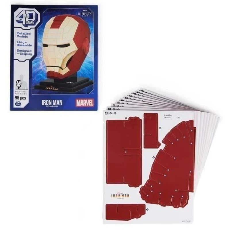 Marvel - CASQUE IRON MAN -Maquette 4D a construire