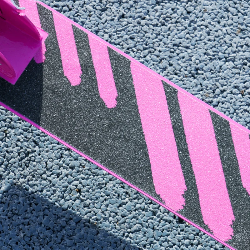 AIYAPLAY Trotinetă pentru copii, frâne duble, cadru metalic, suport pentru picioare, pliabilă, 3-8 ani, Roz