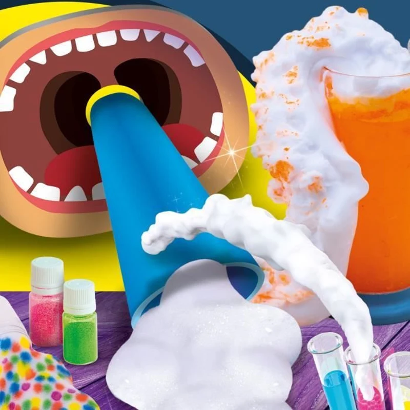 Laboratoire scientifique - LISCIANI - I'm a Genius - Science des mousses - Pistolet a mousse - 15 expériences ludiques