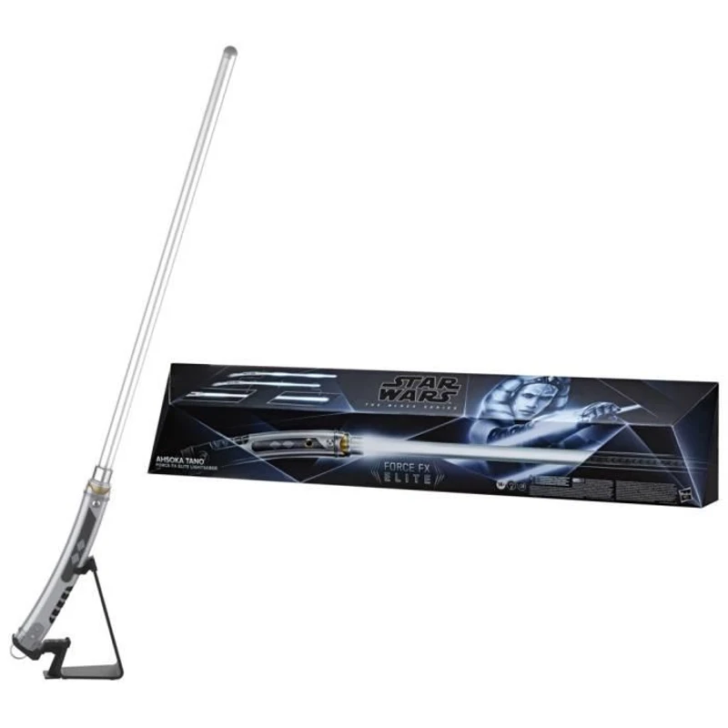 Sabre laser d'Ahsoka Tano électronique, Force FX Elite avec LED et effets sonores premium, a partir de 14 ans, Star Wars The Black S