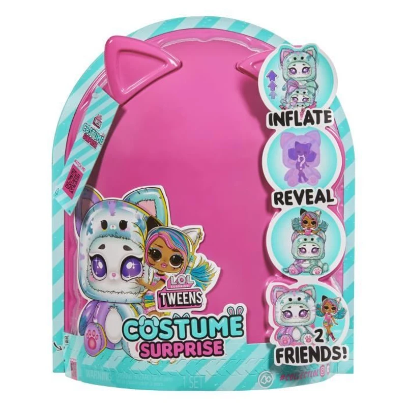 L.O.L. Surprise - Poupée Tweens Costume - Emma Emo - Poupée de 17cm + animal gonflable - Surprise a découvrir