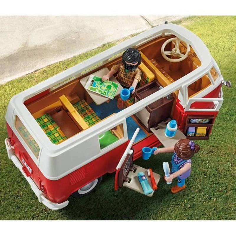 PLAYMOBIL 70176 Volkswagen T1 Combi, Classic cars, Adulte, Voiture de collection