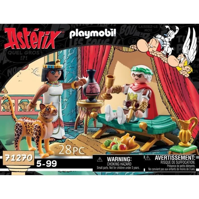 PLAYMOBIL 71270 César et Cléopâtre, Astérix, Personnages,  Des 5 ans