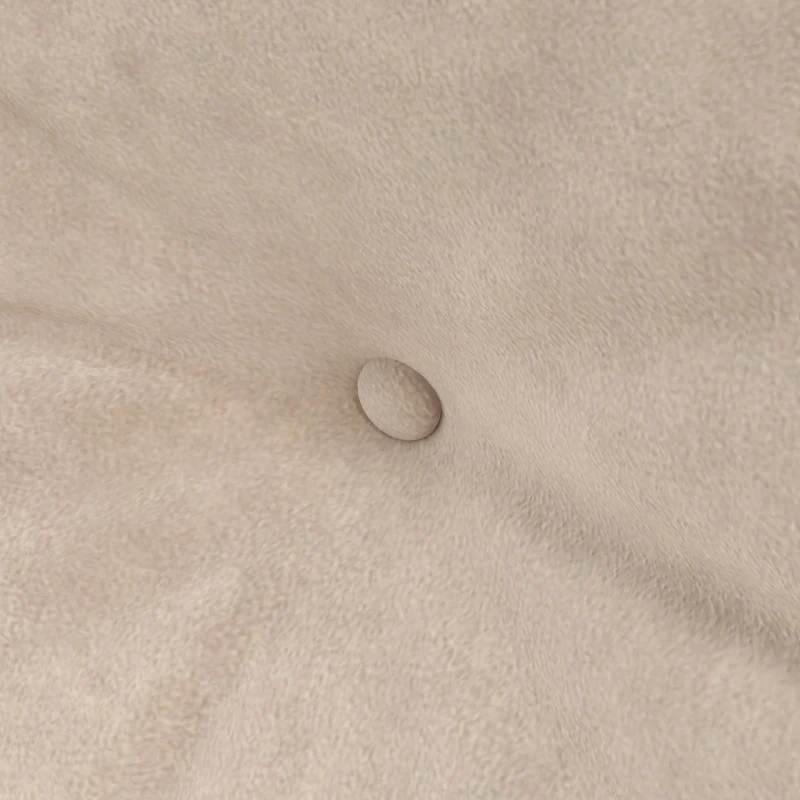 HOMCOM Divano Letto 3 in 1 in Tessuto Effetto Velluto con Schienale Regolabile e 2 Cuscini, 102x73x81 cm, Beige