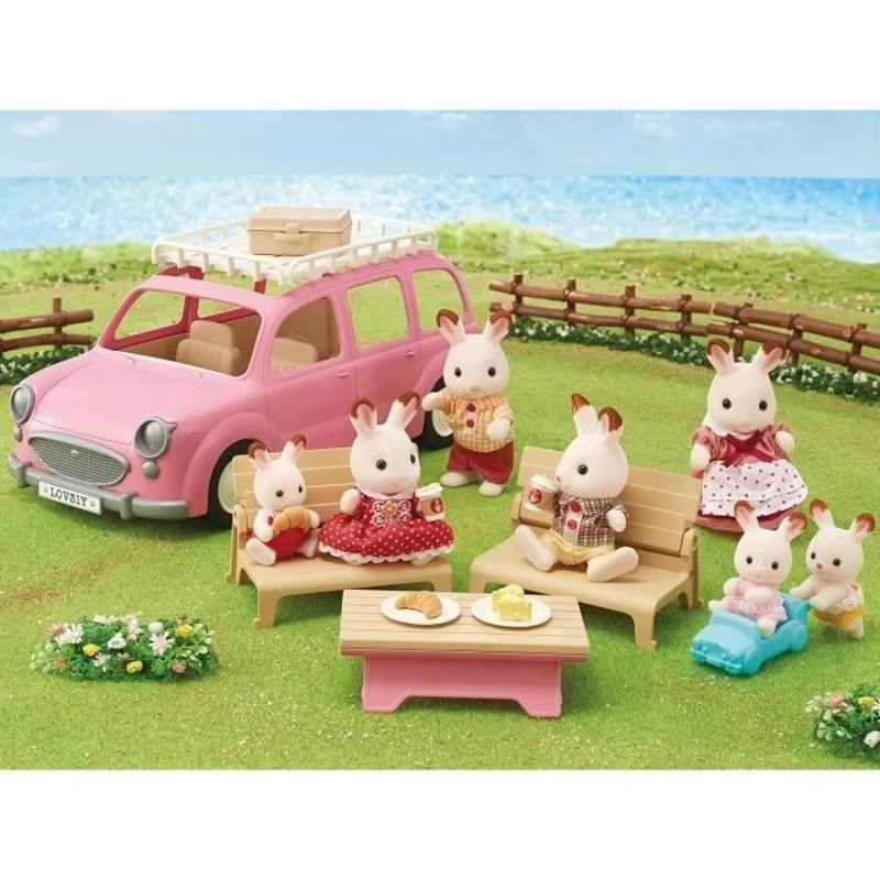 SYLVANIAN FAMILIES - Monospace rose pour pique-nique en famille
