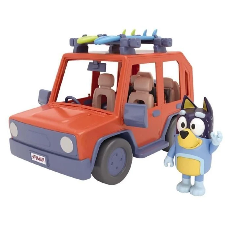 Véhicule familial 4x4 Bluey - MOOSE TOYS - Bandit et accessoires inclus