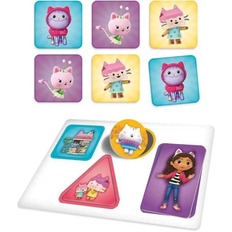 Table éducative - LISCIANI - Gabby's Dollhouse - Super Desk - Jeux logiques - Personnages animés - Activités ludiques