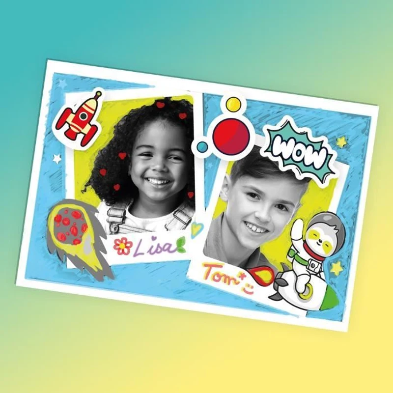 Canal Toys PHOTO CREATOR - Appareil Photo a impression instantanée Junior - Theme fusée - CLK 011