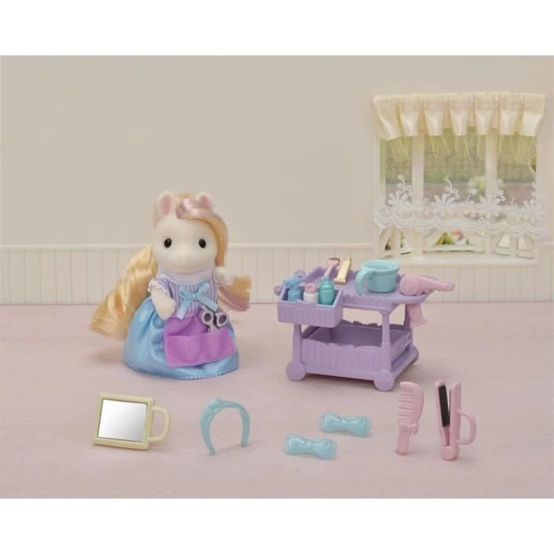 SYLVANIAN FAMILIES - La maman poney et son kit de coiffure