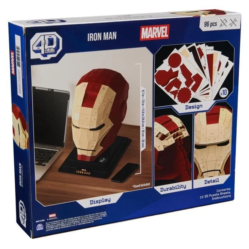 Marvel - CASQUE IRON MAN -Maquette 4D a construire