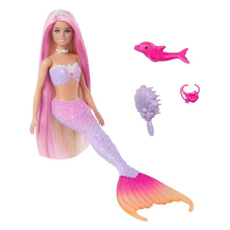 Barbie-Sirene « Malibu »-Poupée avec changement de couleur HRP97