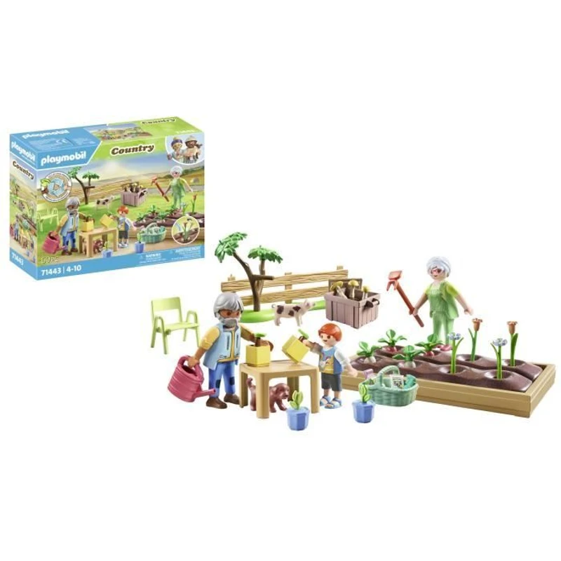 PLAYMOBIL 71443 Grands-parents et potager - Country -  Des 4 ans