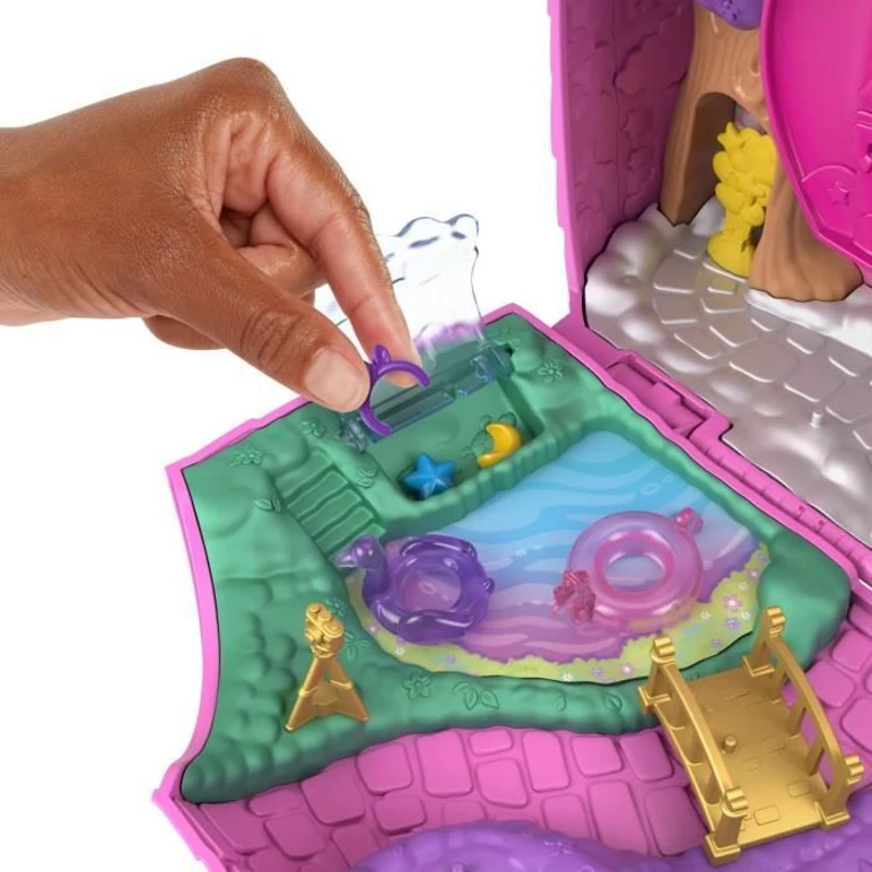 Polly Pocket-Les licornes font la fete-Coffret avec 2 mini-figurines HYD96