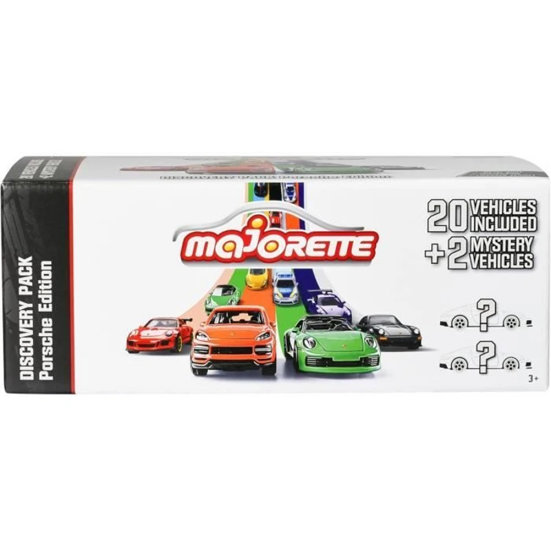 Majorette - Porsche Discovery Pack 20+2 - 22 Véhicules en Métal - Echelle 1/64eme - Collection Porsche