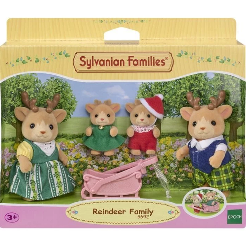 Poupée - SYLVANIAN FAMILIES - La famille Renne - Blanc - Mixte - 5692