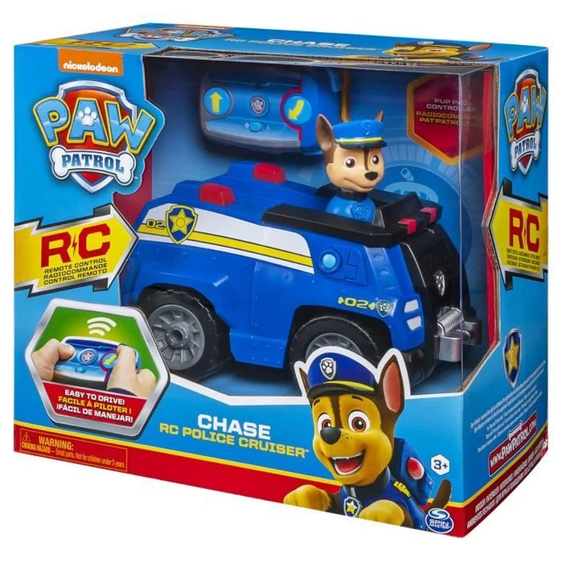 Véhicule radiocommandé Chase - PAW PATROL - Technologie 2,4 Ghz - Adapté aux petites mains